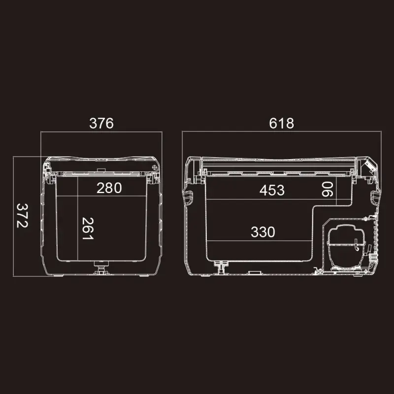 Meyvel AF-F30 автохолодильник компрессорный (фреоновый), 30L, 12V/24V