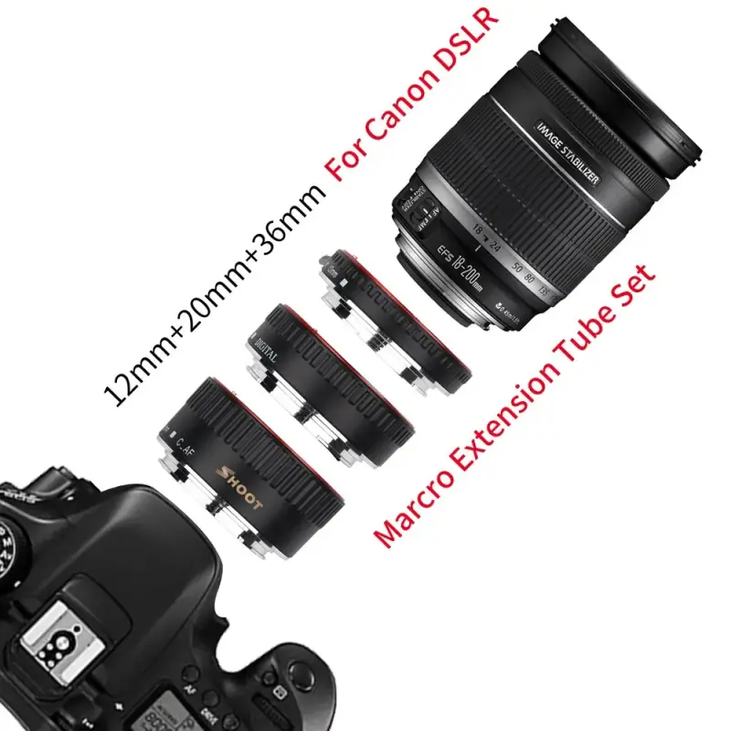 Макрокольца под объективы Canon EF EF-S