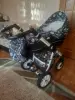 Детская коляска + прогулочный блок nano tech flower
