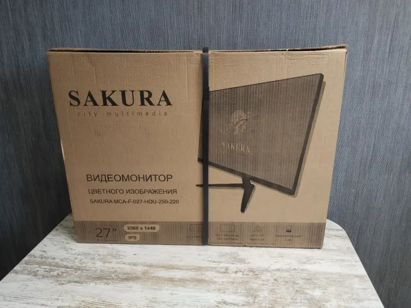 Новый монитор Sakura. IPS - 27" разрешение 2К