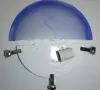 Бра настенное Светильник декоративный с цоколем E27 полукруг голубой