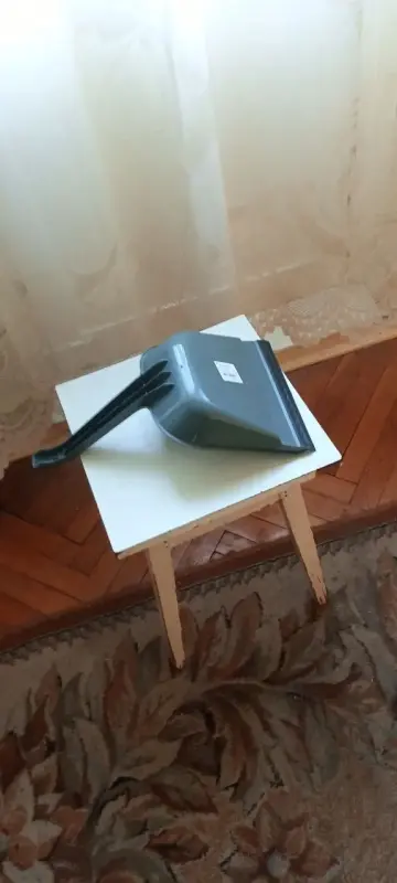 Совок пластиковый новый с резиновой кромкой