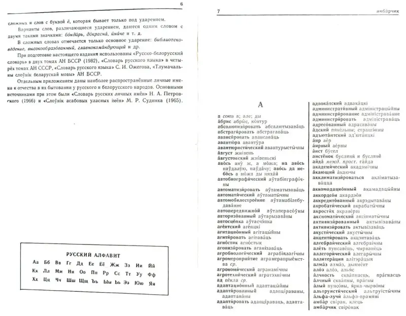 Степан Грабчиков - Русско-белорусский словарь