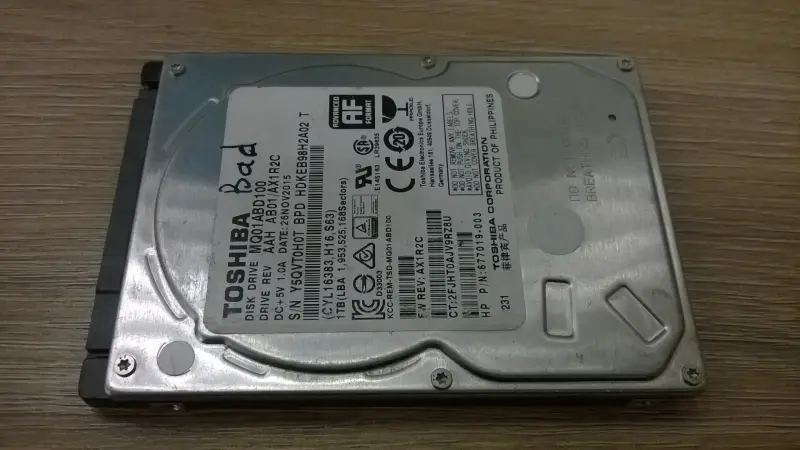 Жесткий Диск, Винчестер, HDD Для Ноутбука Toshiba MQ01ABD 1TB (MQ01ABD100)