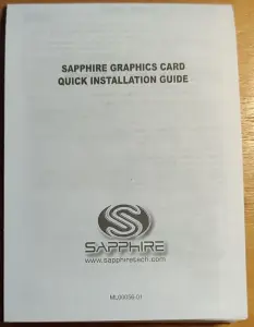 Установочный диск для видеокарты Sapphire