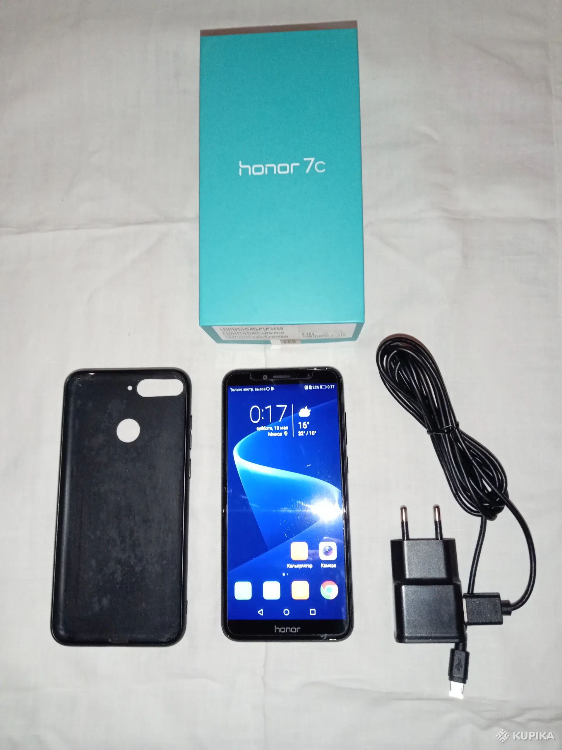 Продам Мобильный Телефон Honor 7c 3/32 Б/У, Минск, Цена: 80 р., 131784