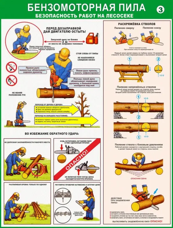 Лесосечные работы. Плакаты для колледжа