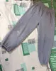 Серые повседневные теплые брюки из флиса