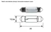 Лампа накаливания OSRAM C5W C10W 12V C10W 12V