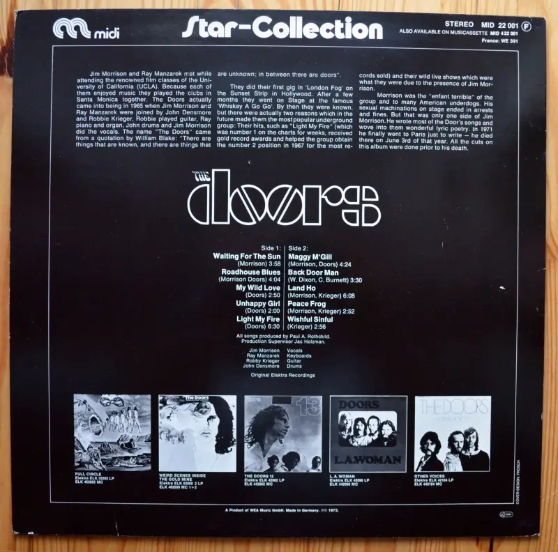 Виниловая пластинка Doors - Star Collection