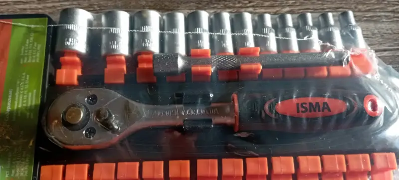 Ручной инструмент - Набор головок и бит с трещоткой Isma (28 предметов) - Вся Беларусь - Фото 5 Набор головок и бит с трещоткой Isma (28 предметов) - Вся Беларусь - 143007 - Доска объявлений Kupika.by - Фото 5