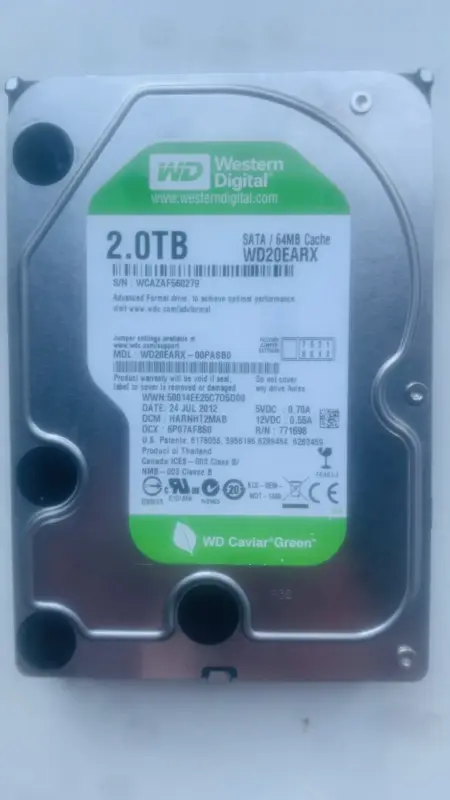 Жесткий диск WD 2TB WD20EARX