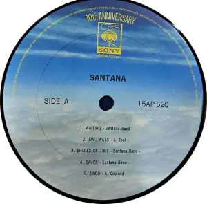 Виниловая пластинка Santana - Santana