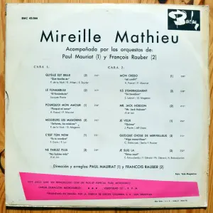 Виниловая пластинка Mireille Mathieu - Mireille Mathieu