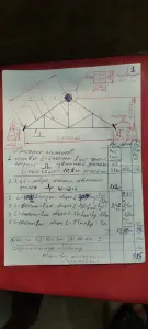 Ферма строительная стальная треугольная