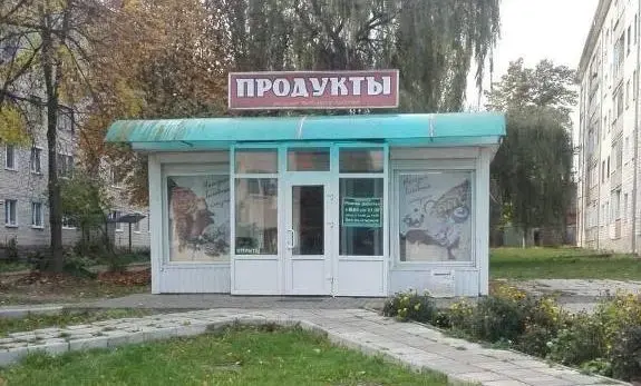 Продуктовый магазин в спальном районе