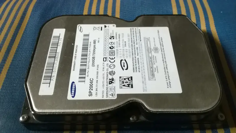 Жесткий Диск, Винчестер HDD Samsung SP2004C 200 ГБ