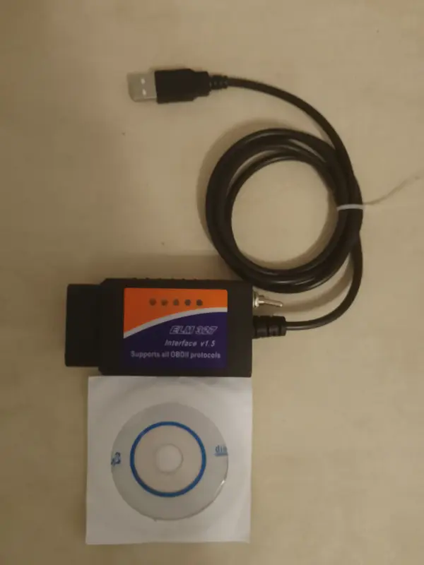 Автосканер ELM327 OBD2 v1.5 - aдаптер OBDII ver1.5