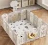 Игровой манеж UNIX kids DeLuxe Grey 150x200