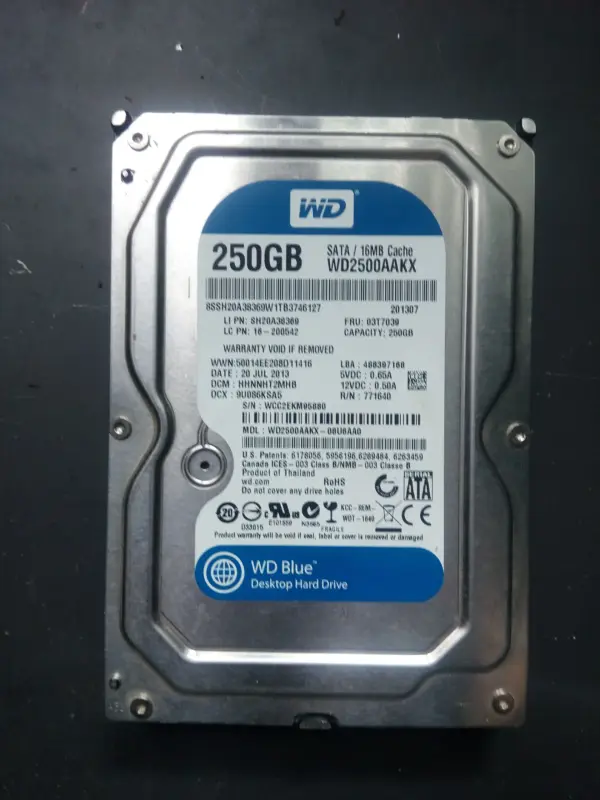 Жесткий диск WD Caviar Blue 250GB