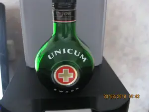 Бутылка пустая  Zwack Unicum.