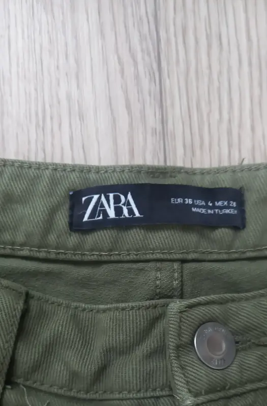 Джинсы Zara маркировка 38