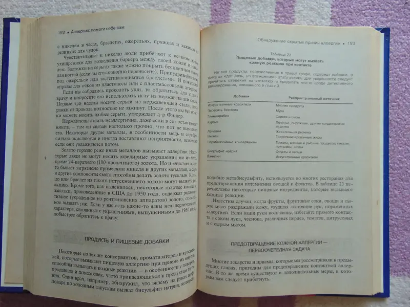 Аллергия. Помоги себе сам. Шарон Фелтен., 1996 год ,396 стр.