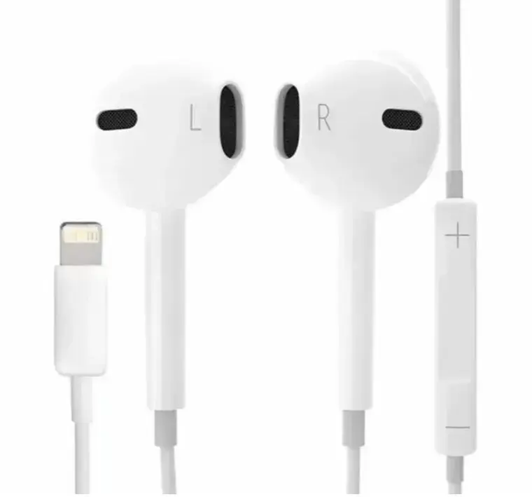 Наушники EarPods for iPhone 7+ Lightning 3,5 беспроводные оригинал