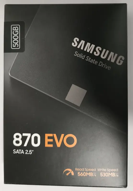 SSD накопитель 500GB Samsung 870 Evo MZ-77E500BW