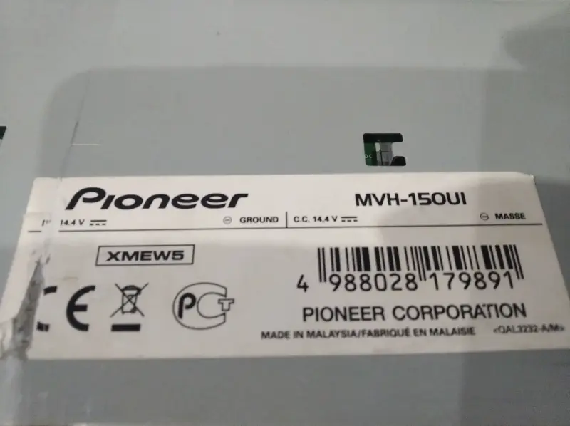 Автомагнитола Pioneer MVH-150UB