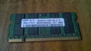 Оперативная память для ноутбука Samsung SO-DIMM DDR2 PC2-6400 2 Гб