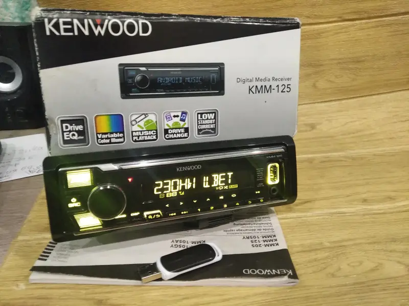 Автомагнитола USB Kenwood.KMM.125