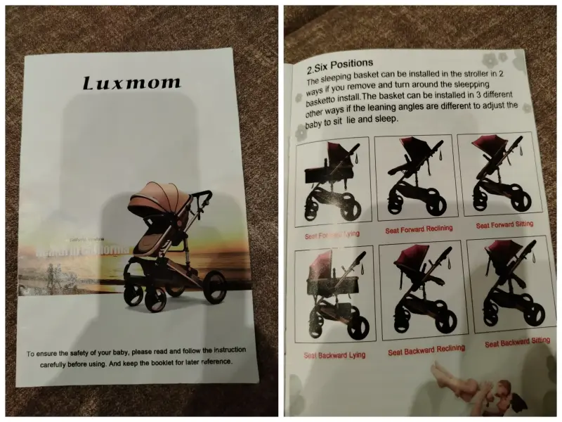 Коляска 2в1 luxmom