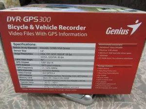 Видеорегистратор Genius DVR-GPS300 авто, мото, вел