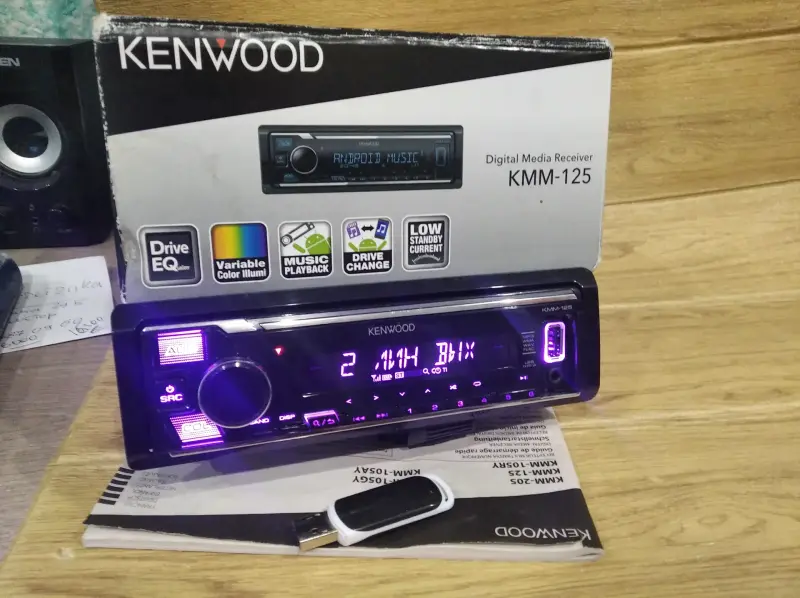 Автомагнитола USB Kenwood.KMM.125