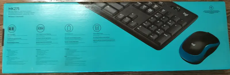 Клавиатура + мышь Logitech Wireless Combo MK275.