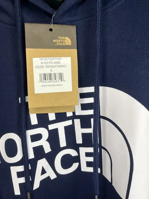 Худи THE NORTH FACE синее и серое