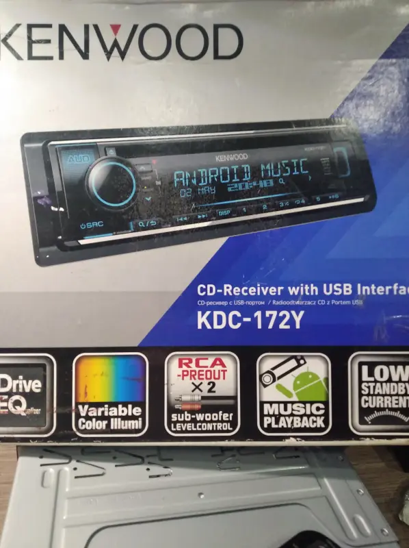 CD/MP3-магнитола Kenwood KDC-172Y