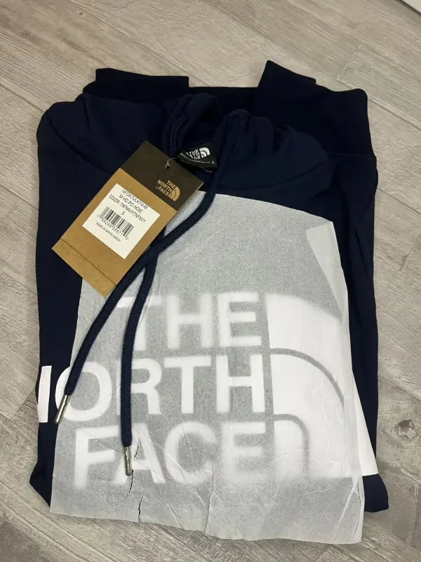 Худи THE NORTH FACE синее и серое