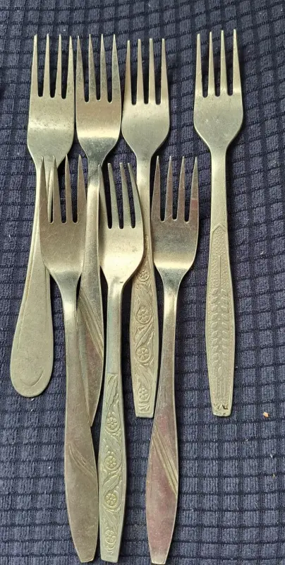 Алюминиевые вилки из 50-60х годов, в наличии- 46шт - Кричев - 170142 - Доска объявлений Kupika.by - Фото 3