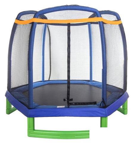 Батут Atlas Sport 210 см - 7ft Basic (внешняя сетка, синий)