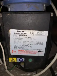 Насос BACH BATH PUMP TDA200 б/у