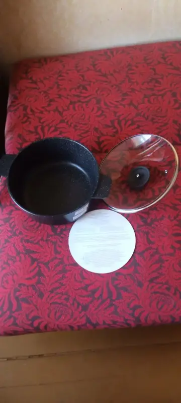 Кастрюля новая с антипригаром и крышкой, 5л - Орша - 188624 - Доска объявлений Kupika.by - Фото 3