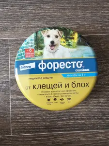 Ошейник от клещей для собак, годен до 28 года