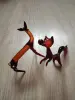 Красивые цветные фигурки СССР!  Цена за две!