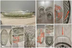 Два глубоких салатника и две селёдочницы из СССР. Цена за 4шт