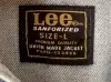 Джинсовка Безрукавка Оригинал Lee vintage Кастом Оверсайз