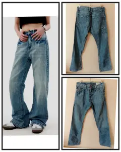 Джинсы Оригинал Diesel BRADDO Pants Широкие Клеш