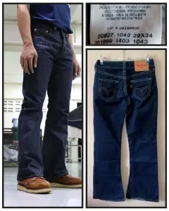 Джинсы Оригинал Levi's 927 BOOT CUT vintage Клеш