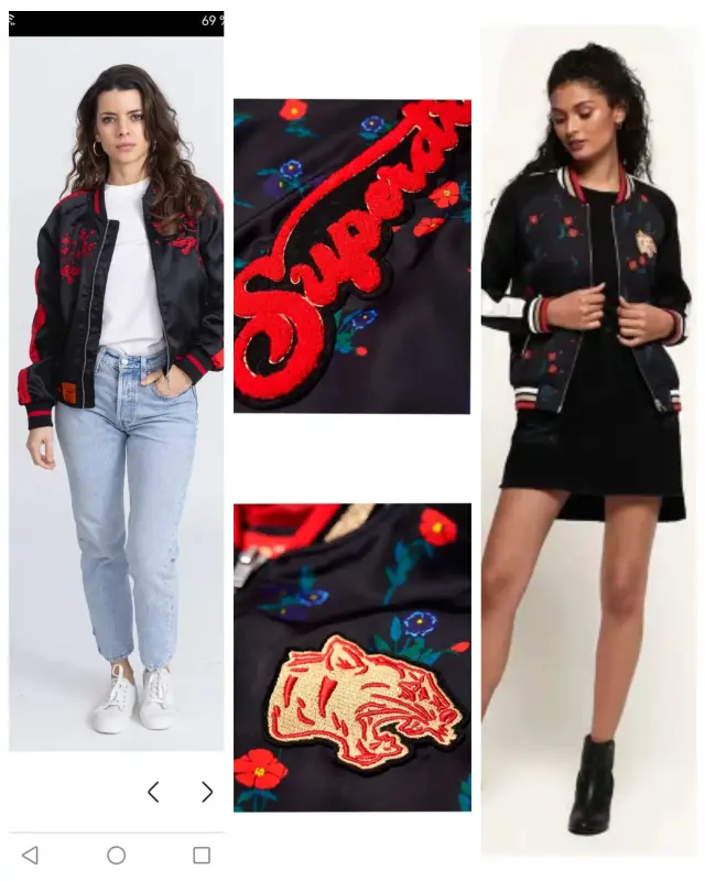 Бомбер Оригинал SUPERDRY vintage